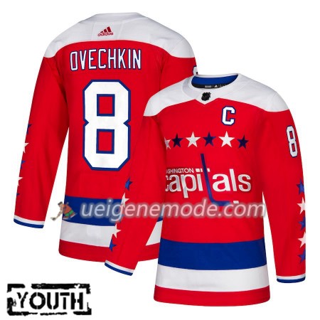 Kinder Eishockey Washington Capitals Trikot Alexander Ovechkin 8 Adidas Alternate 2018-19 Authentic